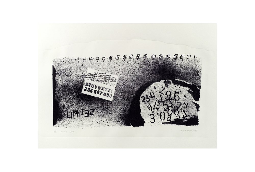 Litogravura - Série Matemática - Pedro Sales 2003