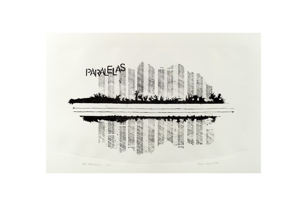 Litogravura - Série Matemática - Pedro Sales 2003